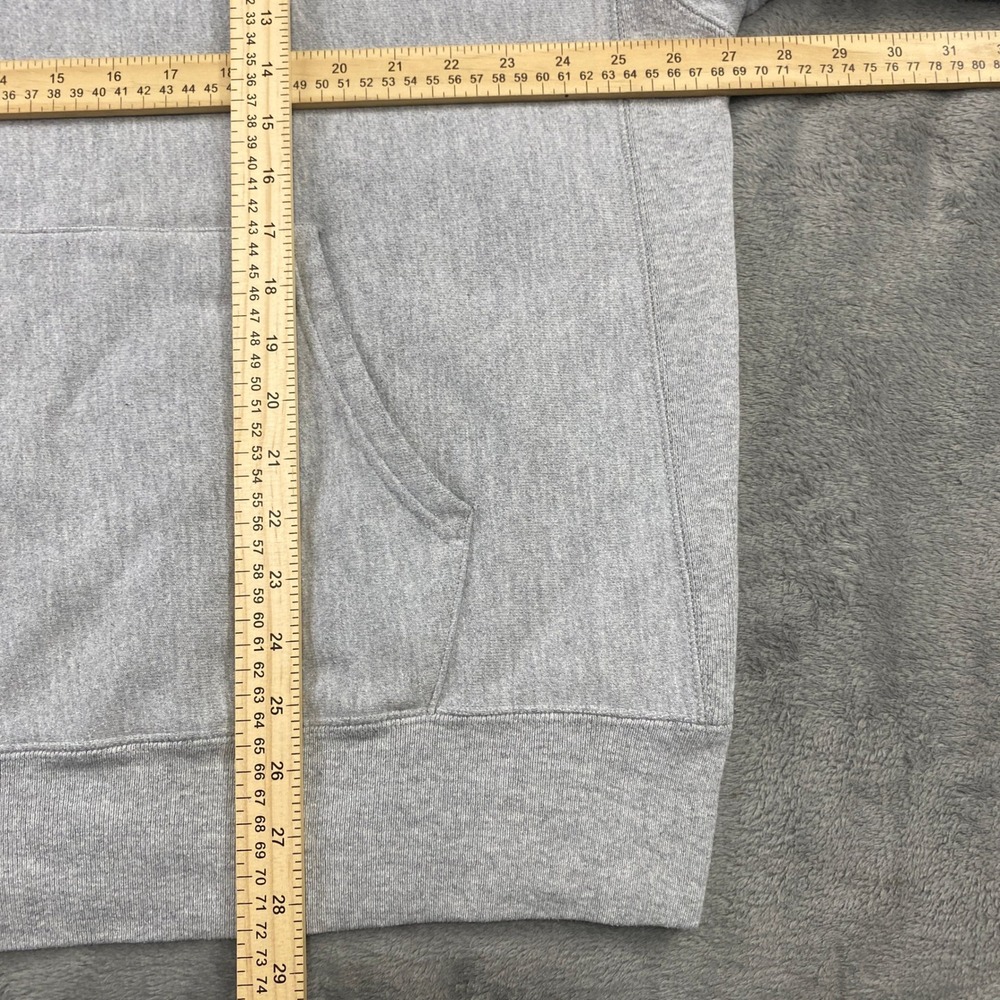 Vintage Champion Hoodie Reverse Weave XL Gray Pullover Heavyweight Sweatshirt - Picture 6 of 10